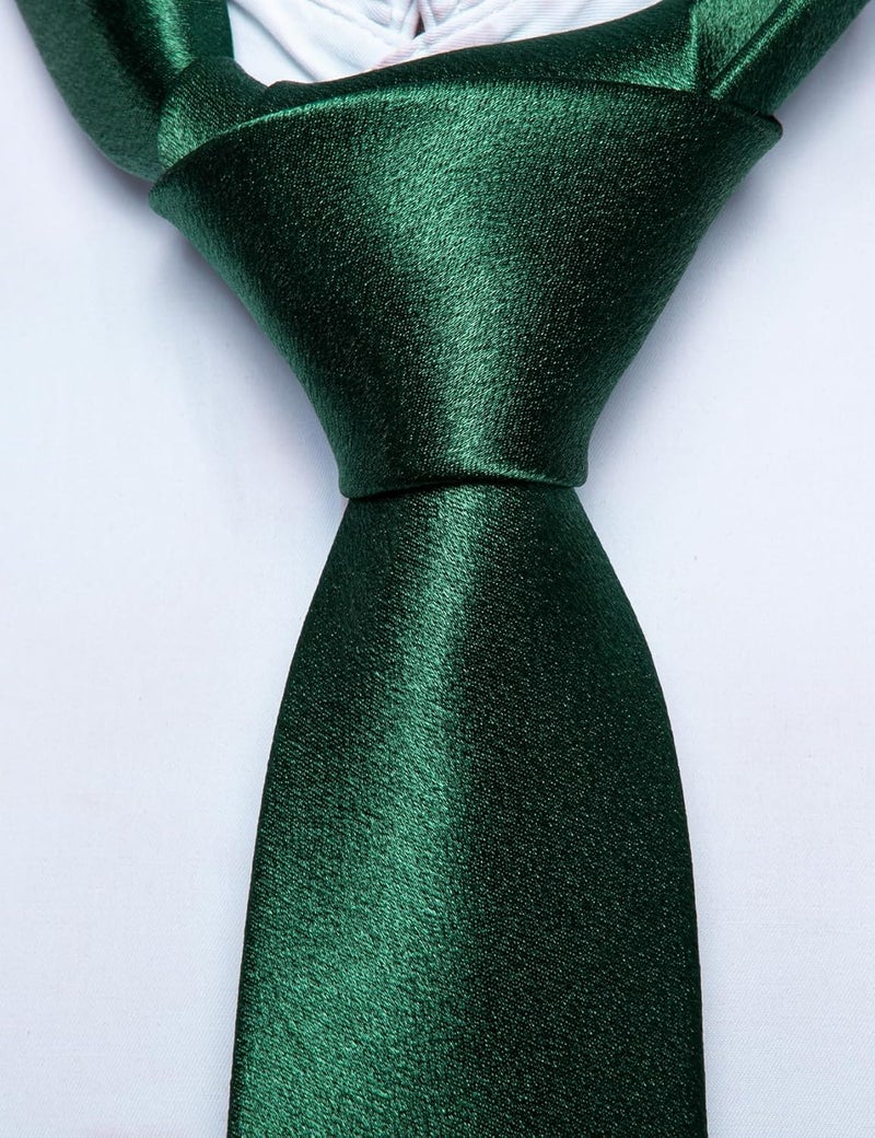 Barry.Wang Store Boys Ties Pre-Tied Satin Solid Color Kids Tie Pocket Square Set Adjustable Formal Necktie Graduation School - Image 5